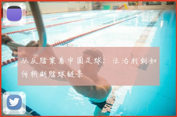 从反赌案看中国足球：法治利剑如何斩断赌球链条